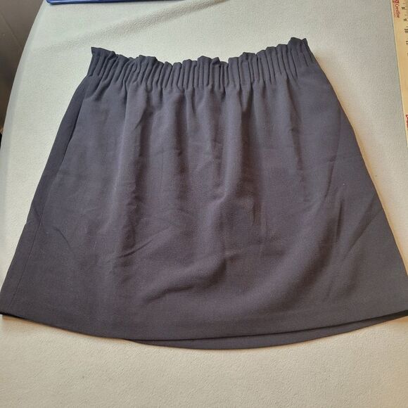 J. Crew Mercantile Black Sidewalk Mini Skirt Size 8 - Picture 2 of 8